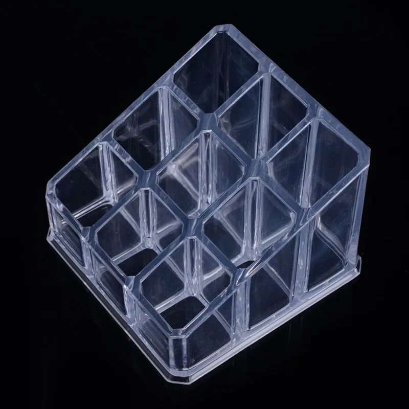 Блеск для губ инструменты кистей макияжа прозрачная акриловая коробка хранения