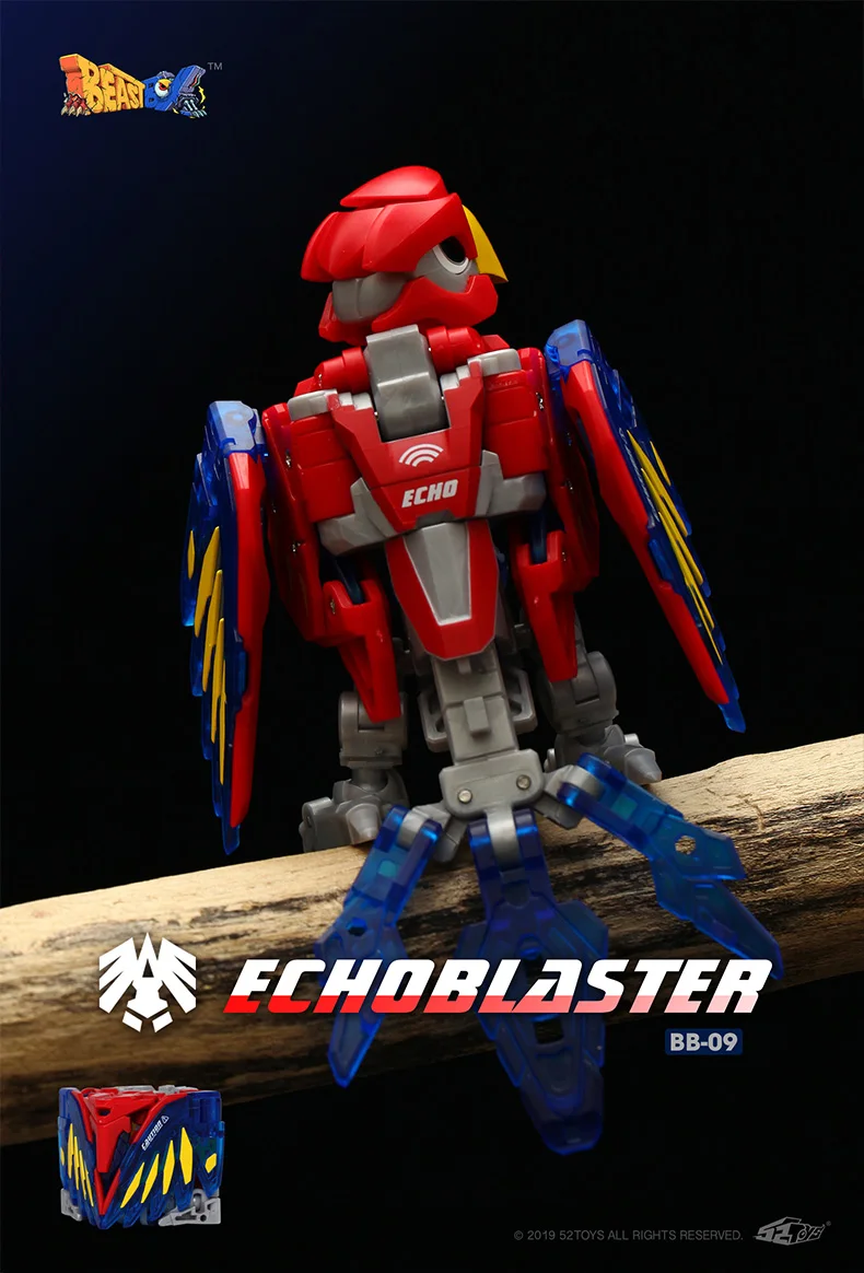 

52TOYS BEASTBOX Beast Box Series Parrots Birds BB-09 BB-10 BB-10SA Transforming Cube Model Action Figure Toys Gifts