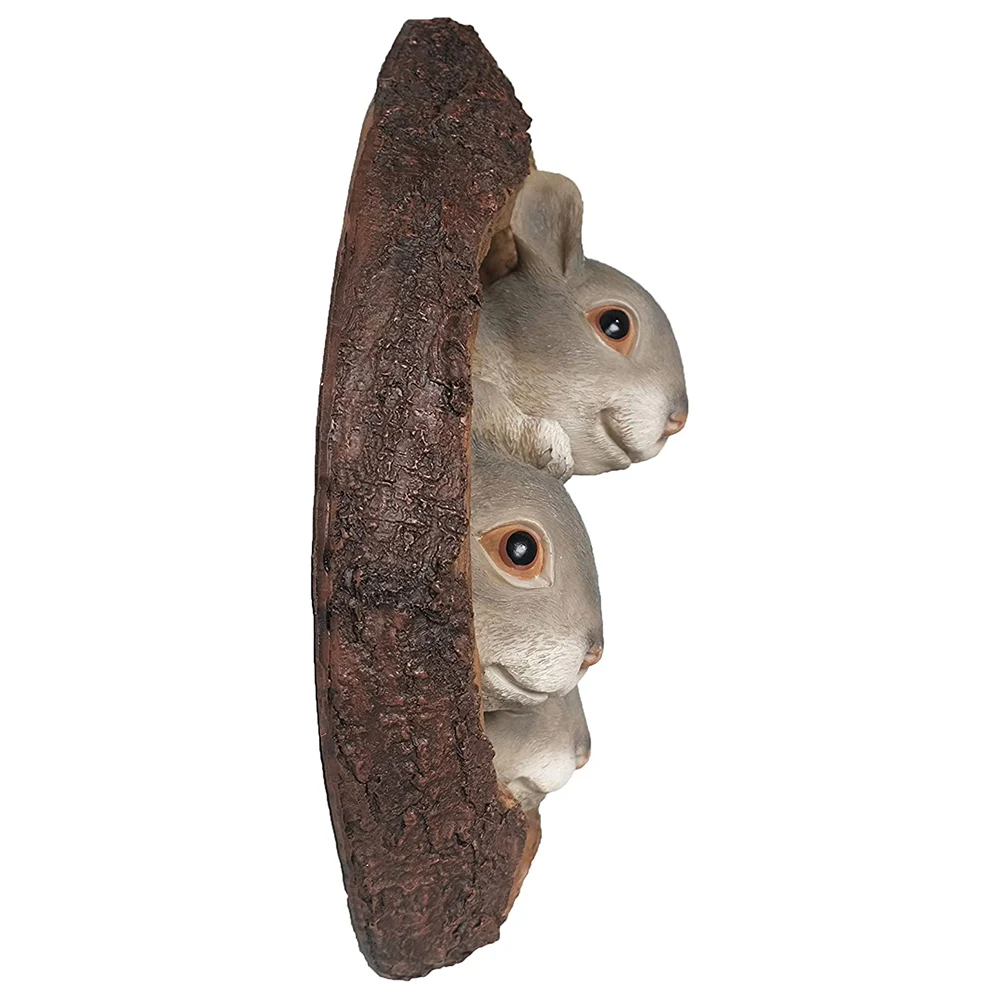 

Tree Squirrel Resin Novelty Garden Ornament Tree Hugger Whimsical Tree Statue Pendant Decor Outdoor Sculptures Garden Yard Art