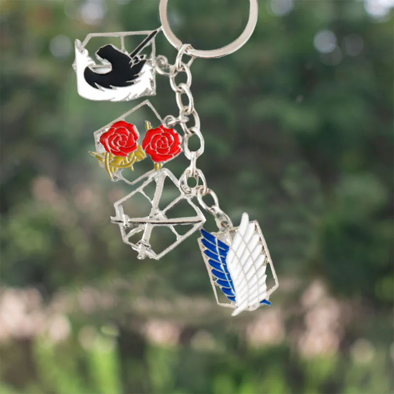 

Новинка 2021, брелок с логотипом аниме «атака на Титанов»