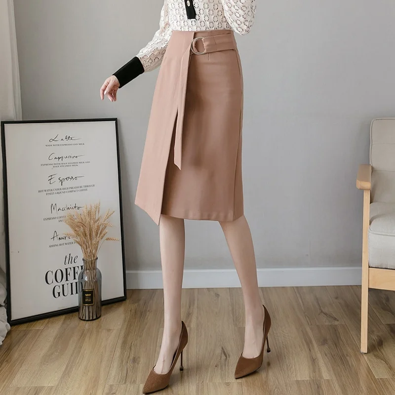 Женские осенние юбки s юбка с высокой талией Женская стрейчевая пикантная