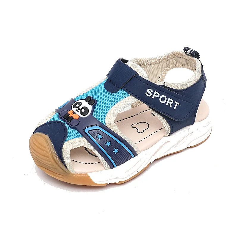 Сандалии Детские Резиновые Нескользящие Модные дышащие босоножки для мальчиков