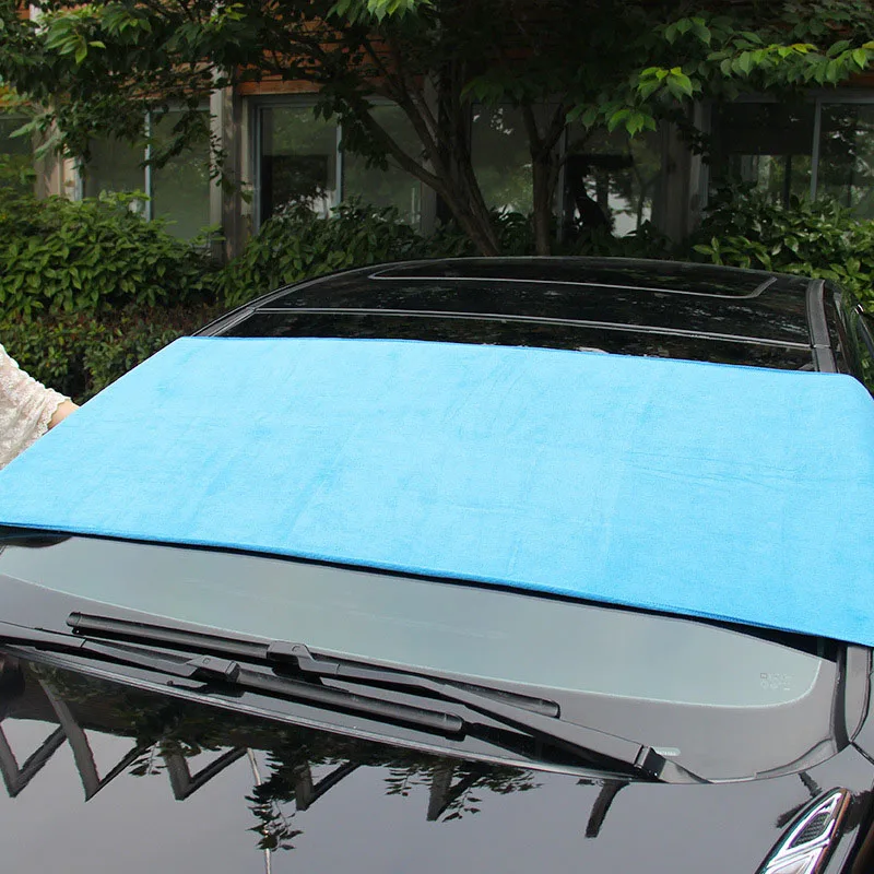 1 шт. 160*60 см Впитывающее мягкое полотенце из микрофибры для чистки автомобиля