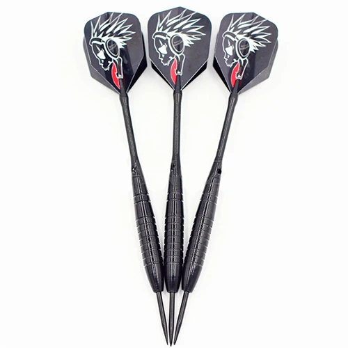 

6 Pcs/Sets Darts Torpedo Shape Steel Black Tip Darts with Shafts Flights 22g Sporting Goods Nice Dart Flights High Quality