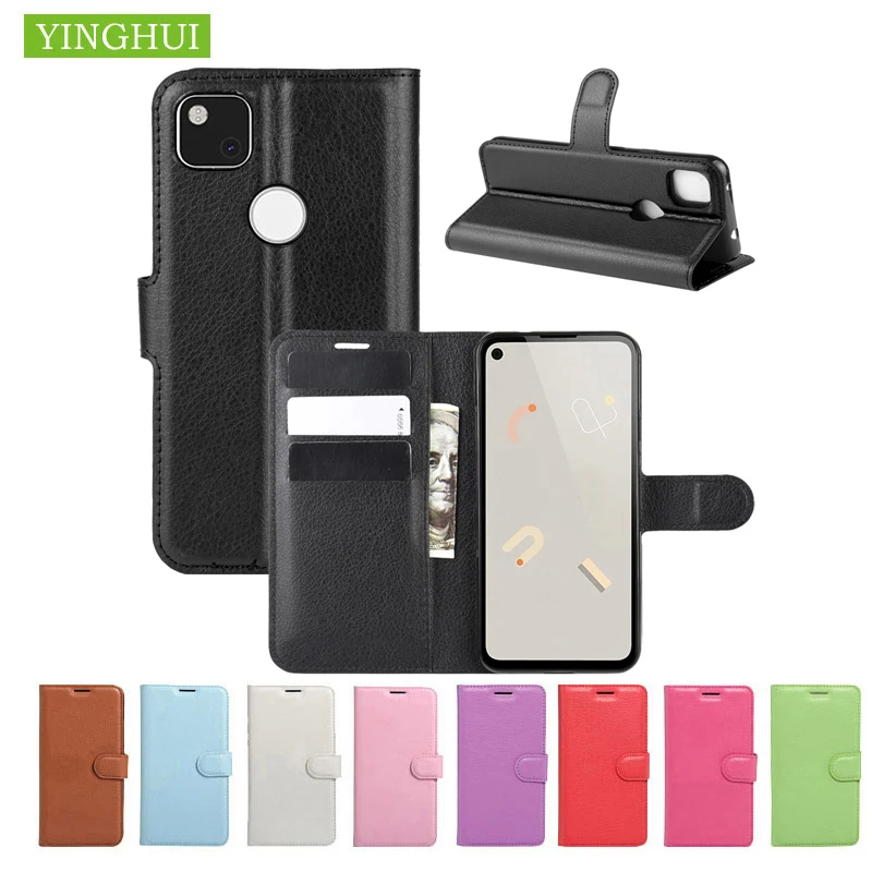 

Роскошный чехол-кошелек для задней крышки Google Pixel 4A, откидной Чехол для телефона, защитный чехол для Google Pixel 4A, кожаный чехол