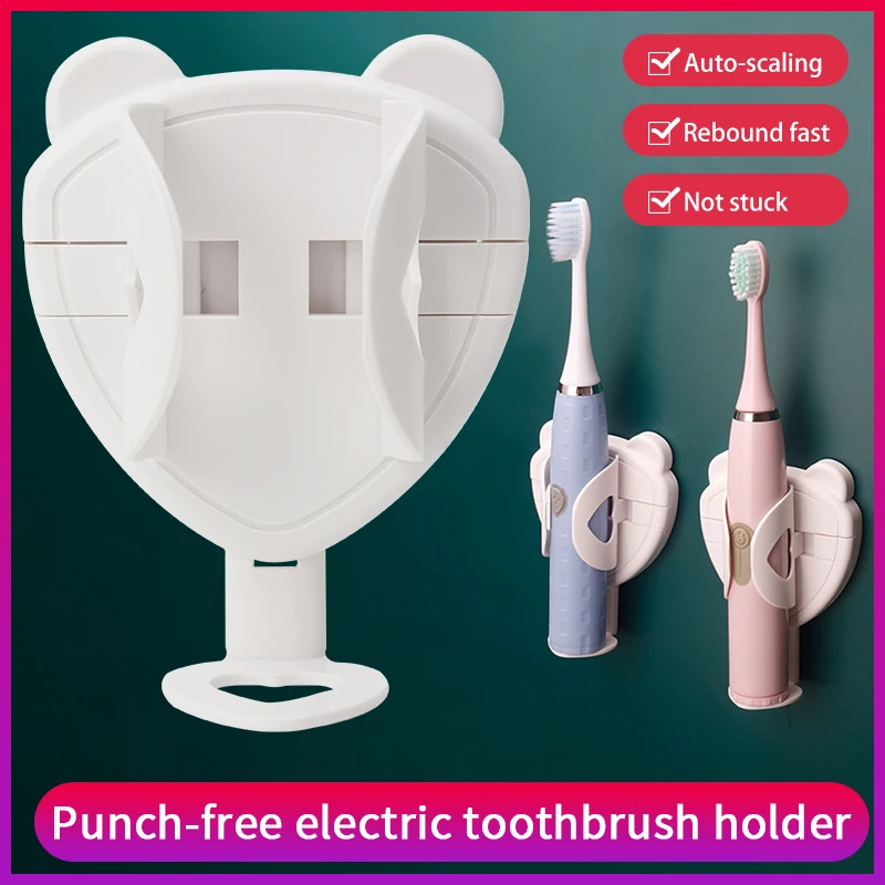 

New gravity-sensing electric toothbrush holder creative seamless bracket wall-mounted space-saving bathroom storage accessories