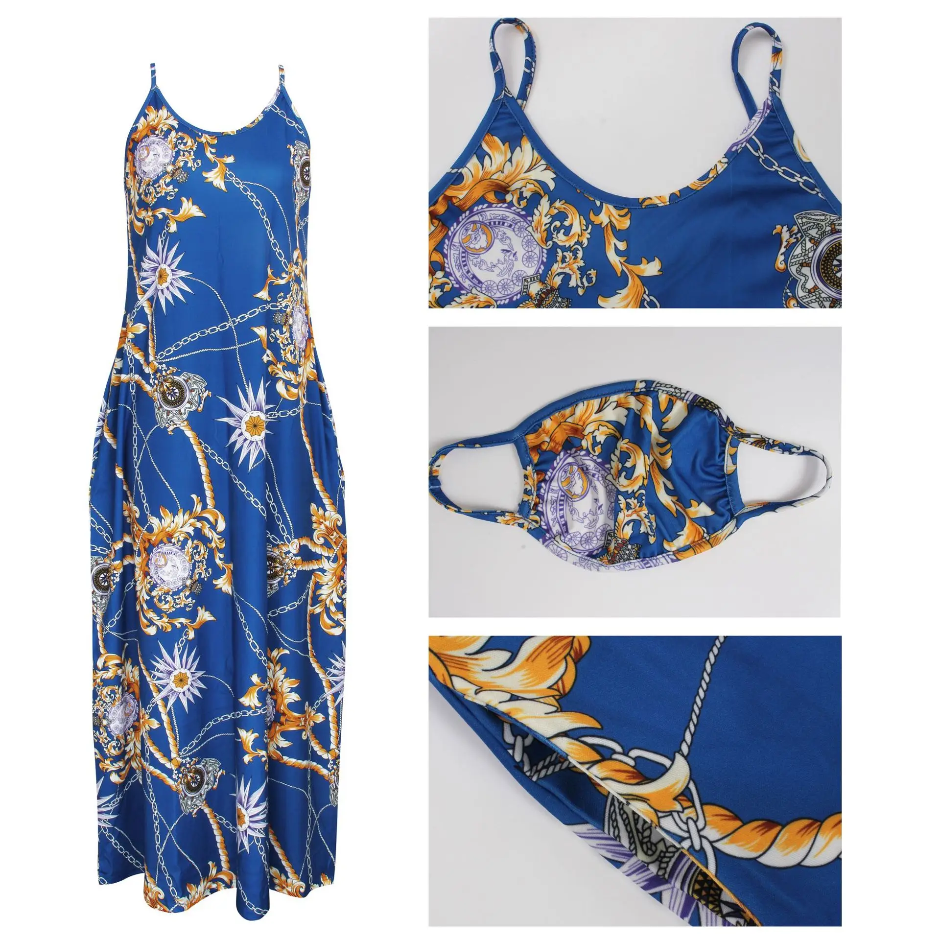 

New African Women clothing Dashiki fashion Printed stretch Loose classical design Long dress size S M L XL XXL