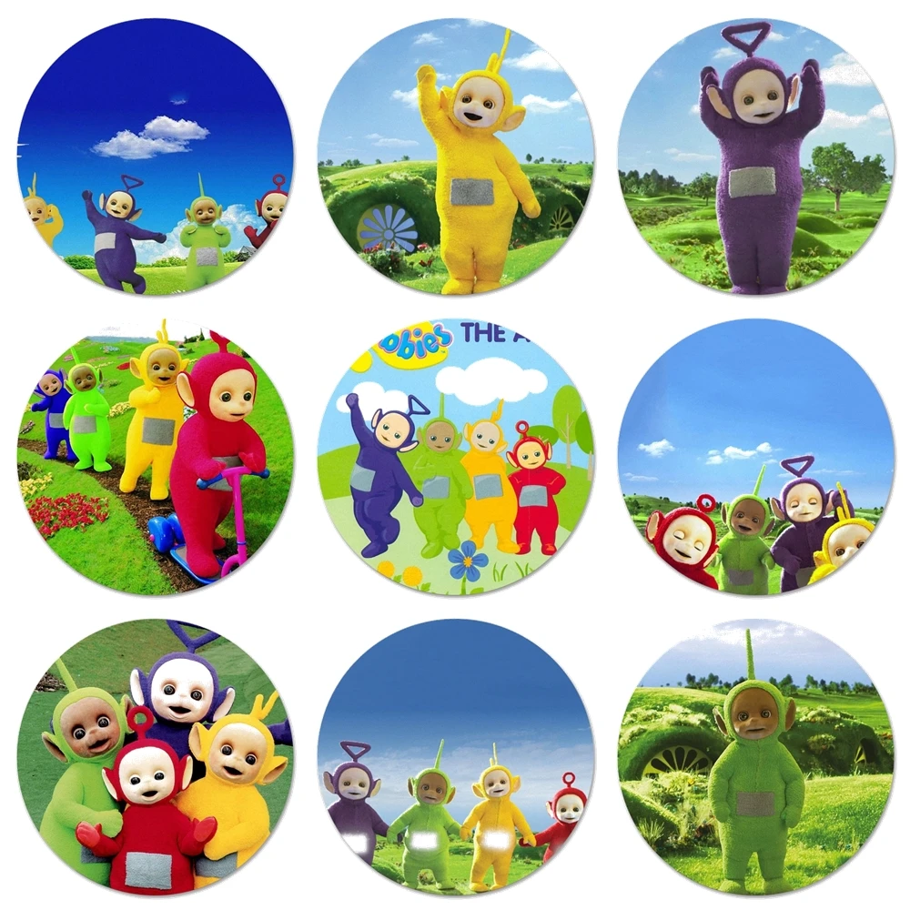 teletubbies Icons Pins Badge Decoration Brooches Metal Badges For Clothes Backpack Decoration 58mm