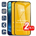 Защитное стекло с полной проклейкой для iphone 12 Mini, закаленное стекло для экрана Aifon 12 Pro Max i12 i12pro i12Mini, 2 шт.