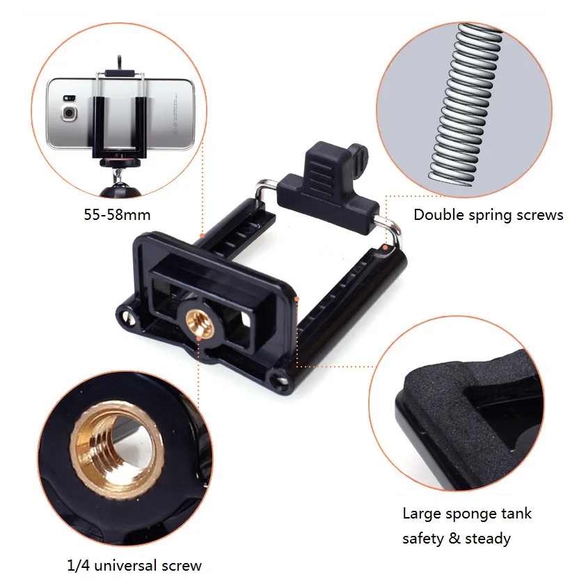 Настольный мини штатив MAMEN для телефона подставка камеры и зажим универсальный