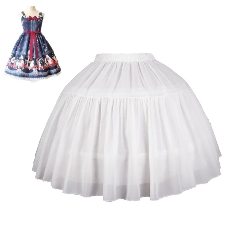 

Women's Girl's Lolita Petticoat Bridal Petticoat Cosplay Party Underskirt Tulle Crinolina Petticoat Skirt Wedding Accessories