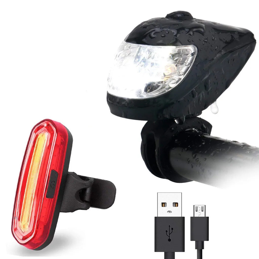 Супер яркий USB Led велосипед Водонепроницаемый Передний фонарь для велосипеда 3