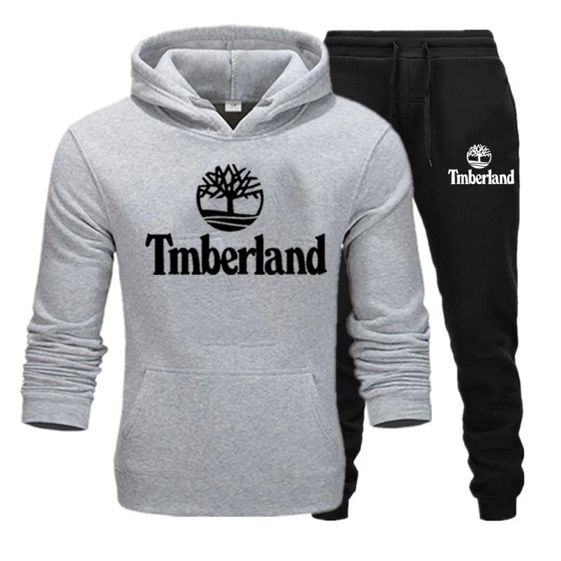 

Fashion Casual Men's Sports Suit Casual Jogging Sweat-Wicking Sports Suit Timberland Men's Casual Hooded Sports Suit