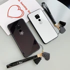 Для Xiaomi Redmi Note 9s 9 Pro max 8T 7 8 Pro 10X чехол с изображением ясного звездного скороговоркой жесткий стеклянная крышка для Redmi 9 9A 9C 8 8A 7A дать ремень