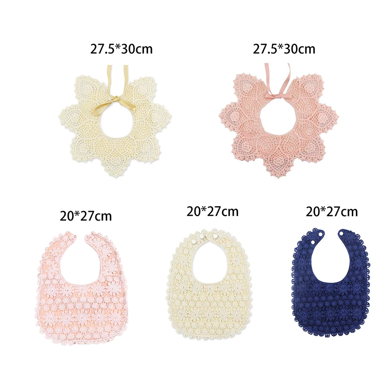 

New Baby Bibs with Lace 360 Degree Rotatable Cotton Infant Fake Collar Scarf Saliva Towel Cute Kids Newborn Stuff Bib Gifts
