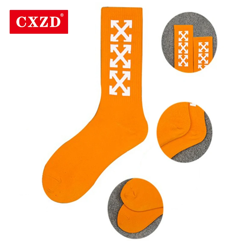 CXZD хлопок мужские и женские хип хоп носки Популярный Уличный скейтбордный Спорт