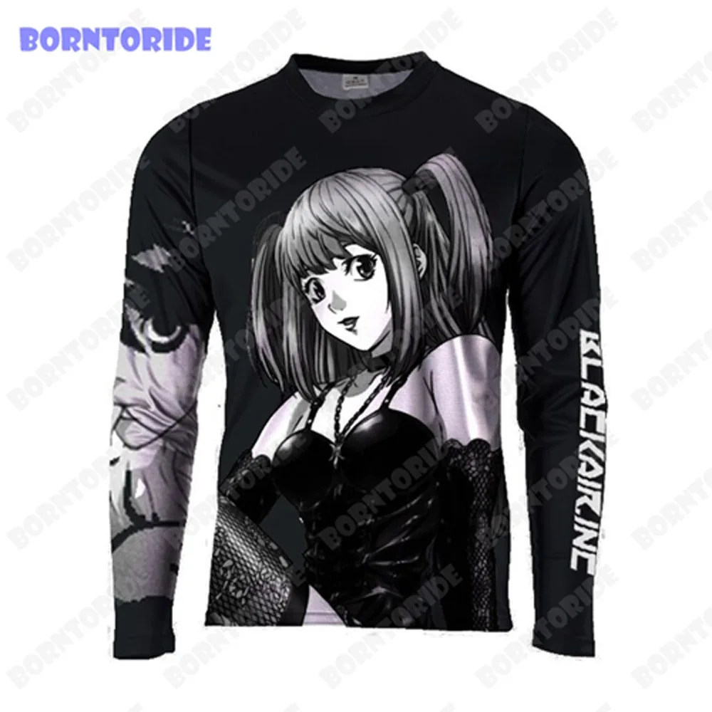 

Breathable Harajuku Summer Spring Black Goth Gothic Clothes Women Oversized Shirt Aesthetic Clothing Japanese Cartoon Streetwear