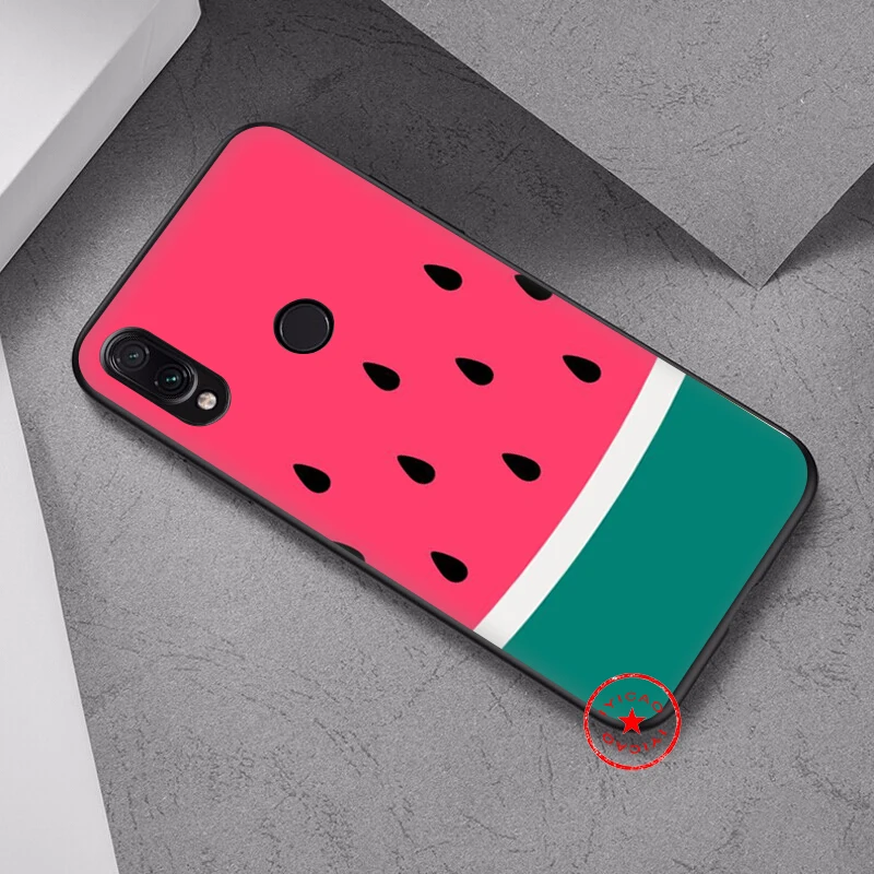 IYICAO мультфильм с фруктовым принтом в виде Арбузов мягкий чехол для Xiaomi Redmi K20 8A 7A 7 6
