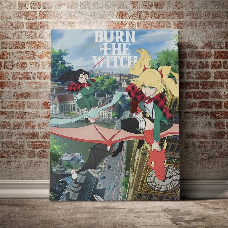

Anime Burn The Witch Canvas Painting Wall Art Pictures 1 Pieces Hd Prints Poster Modular Modern Home Decoration For Living Room