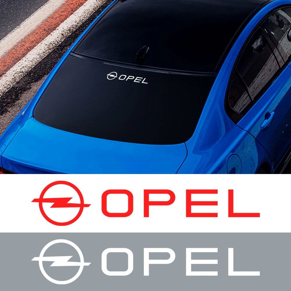 

1pcs Car Windscreen Rear Window Decal Door Vinyl Reflective Sticker For Opel Corsa Vectra Astra Insignia