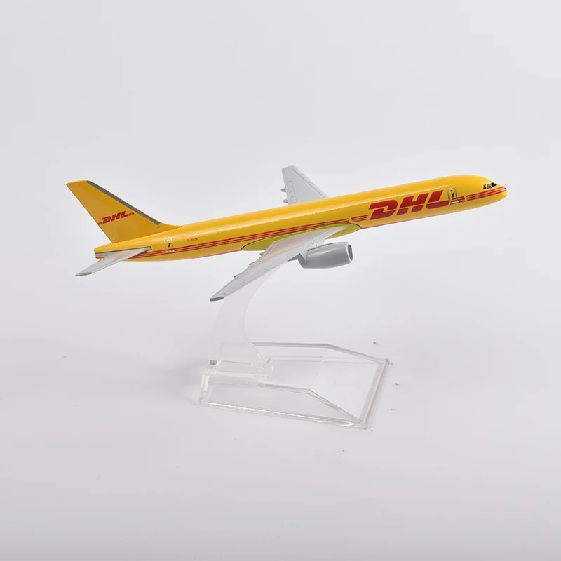 Джейсон пачка 16 см DHL Boeing 757 модель самолета Модель самолетов литья под давлением