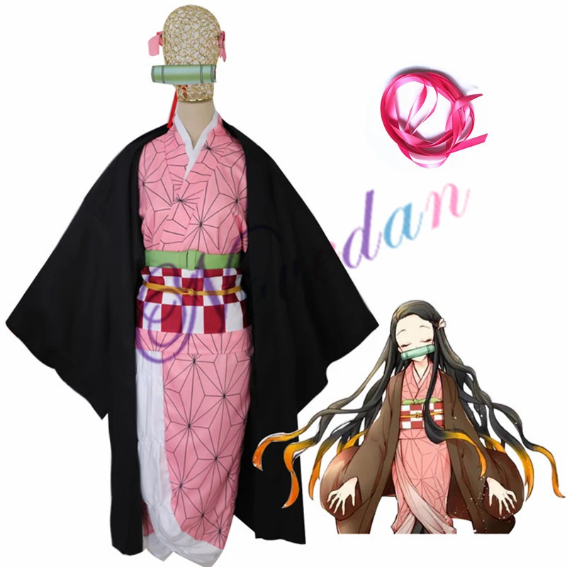 

Anime Kimetsu no Yaiba Cosplay Costume Demon Slayer Agatsuma Zenitsu Cosplay Clothing Kimono Halloween Costume For Adult Men