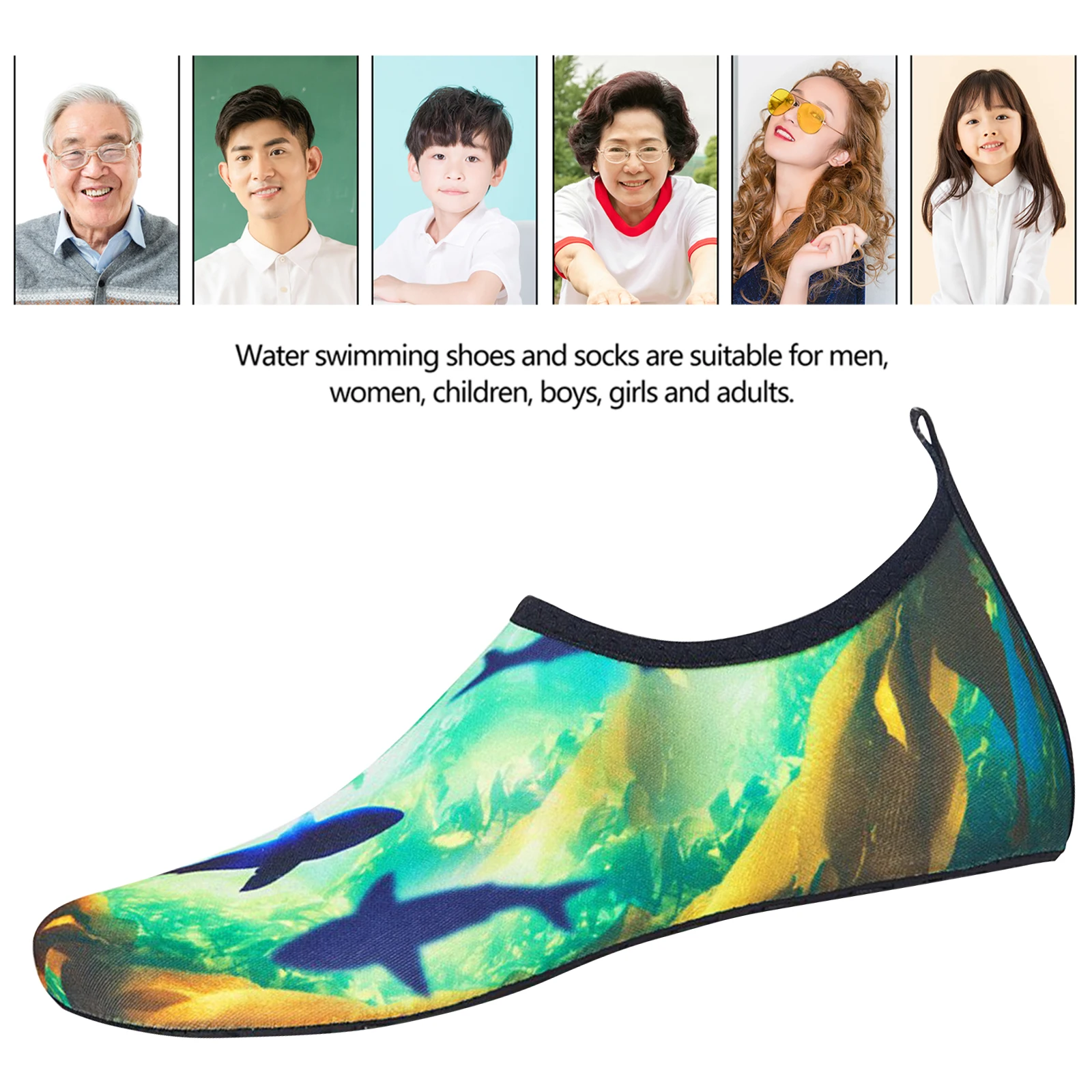 

Wading Upstream Diving Shoes For Women Men Outdoor Sports Beach Barefoot Quick-Dry Slip-on Non Slip Aqua Socks