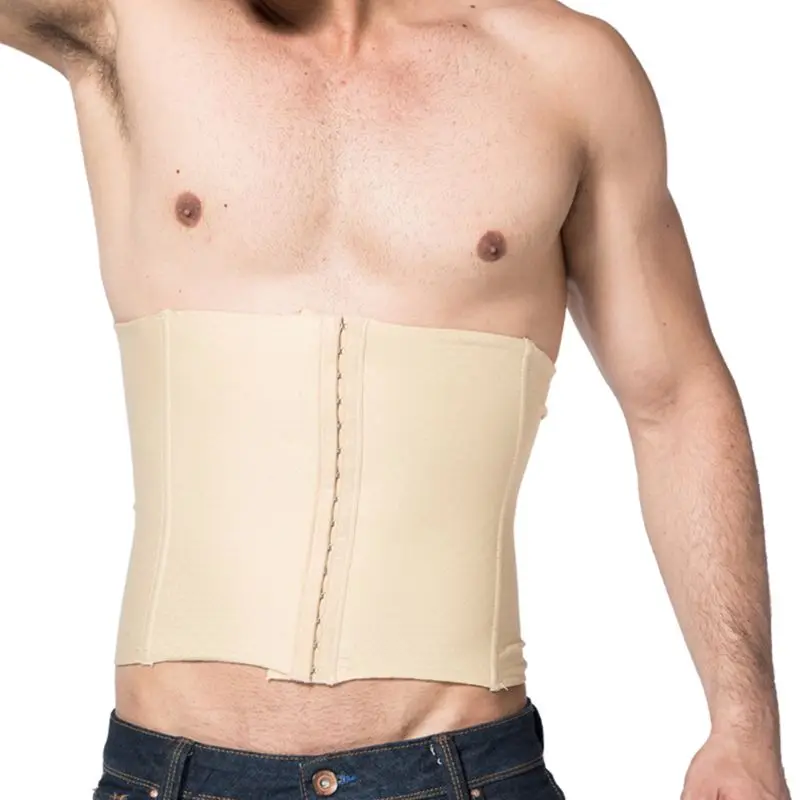 Mens Waist Trainer Slimming Belt with Adjustable Hooks Fat Burner Body Shapers Back Support Band Tummy Cincher Corset | Красота и