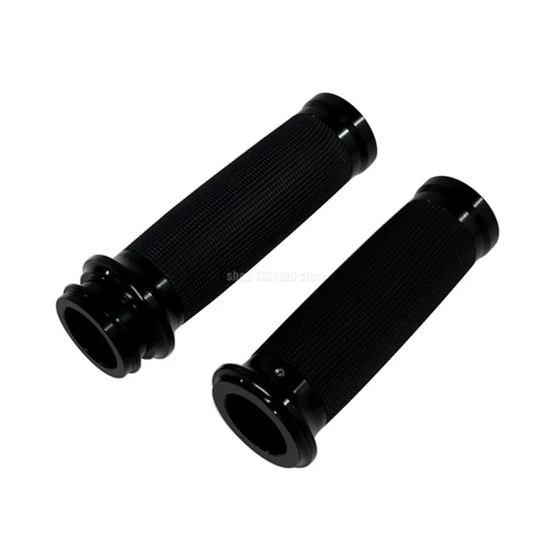 

Мотоциклетные электронные ручки с дроссельной заслонкой, 1 дюйм, 25 мм, черные ручки для Harley Softail Fat Boy FLSTF, Road King