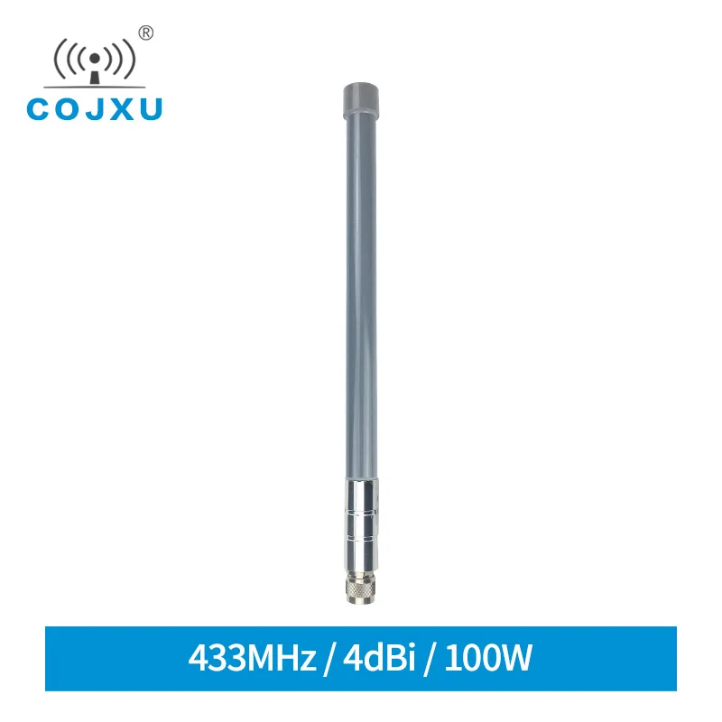 

LoRa Fiberglass 433MHz WIFI Antenna FRP High Gain 4.0dBi Omnidirectional Antenna 100W N-J Interface TX433-BLG-20