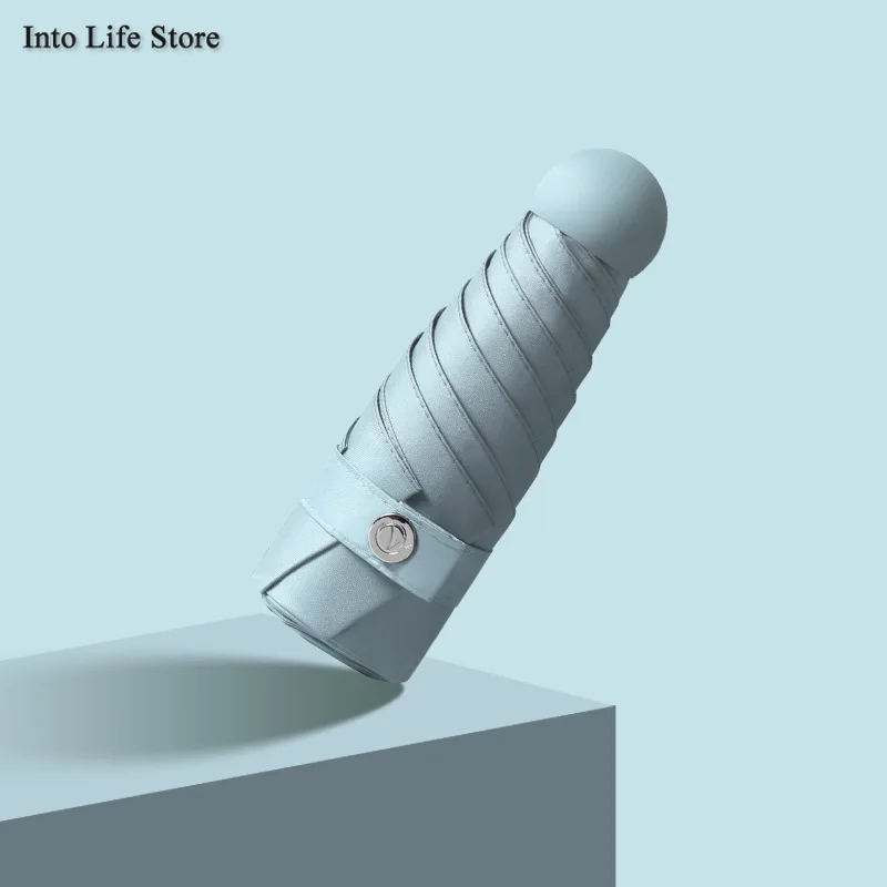 

Pocket Sun Mini Umbrella Beach UV Five Folding Umbrella Rain Women Pink Ladies Parasol Umbrellas Gift Ideas UPF50+ Rain Gear