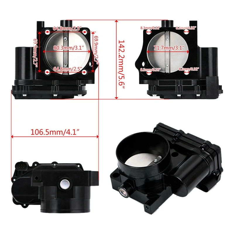 72 мм Производительность DBW Электронный дроссельной заслонки для Subaru BRZ Toyota GT 86 Scion