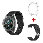 Ремешок на запястье и чехол из ТПУ для Huawei Watch GT 2  Watch GT, сменный защитный чехол для смарт-часов GT2  GT
