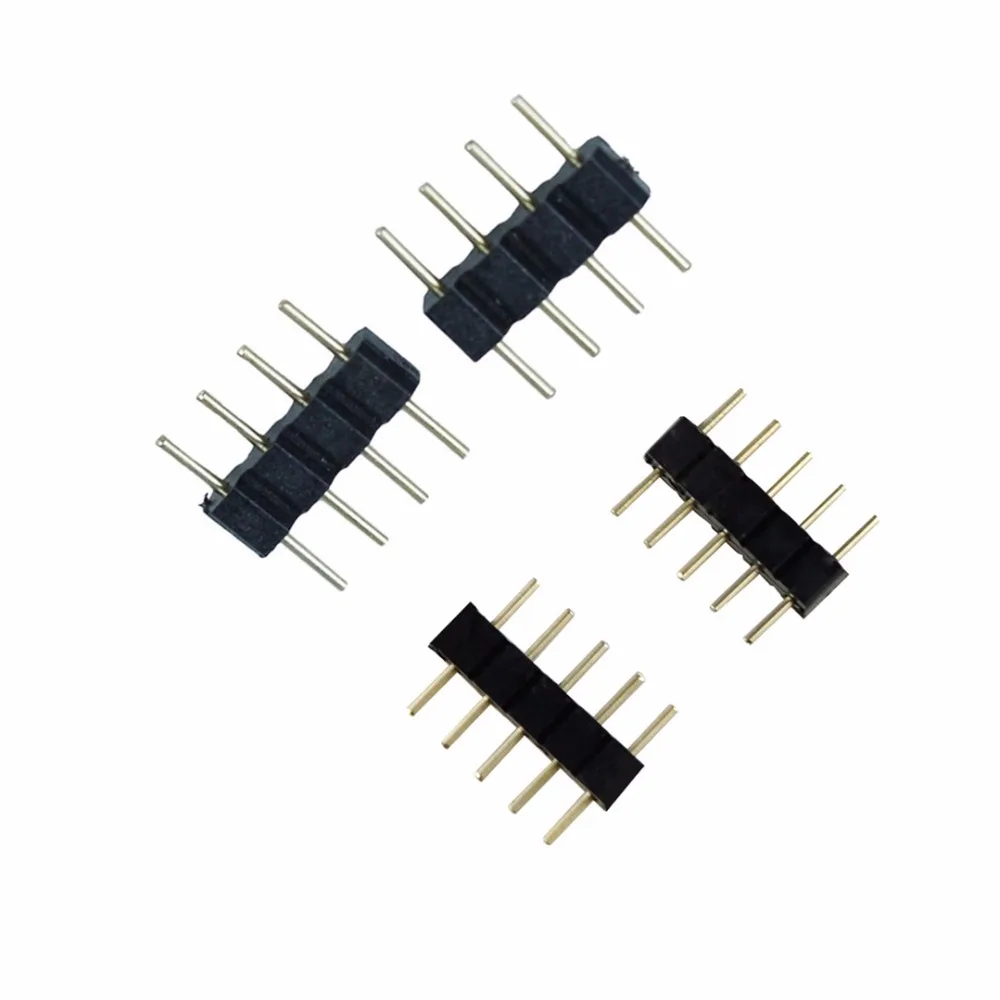 10 шт. 4 контактный 5 коннектор RGBW для 5050 3528|rgbw connector|connector rgbrgbw 5pin |