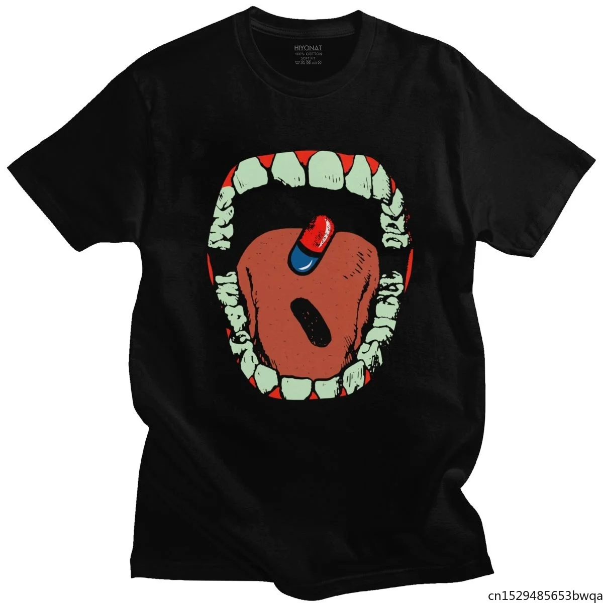 

Funny Neo Tokyo Akira Mouth Tshirt Men Casual Shotaro Kaneda Tee Short Sleeves O-neck Loose Fit T Shirt Fans Gift Merch