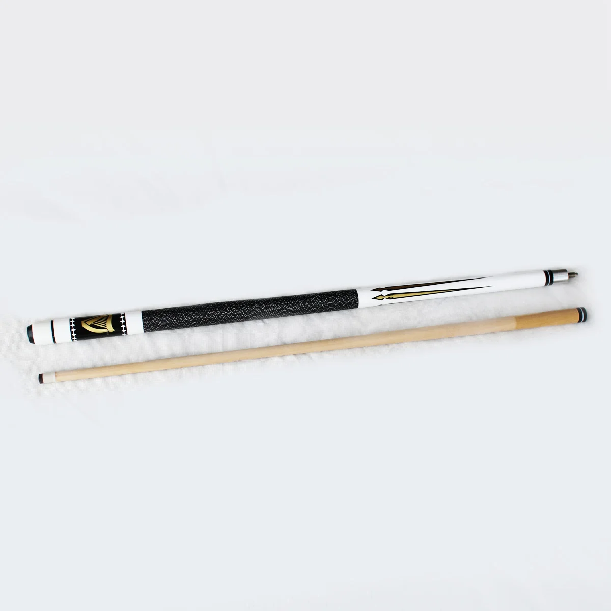 1/2-pc Maple wood pool Cue leather painting hand grip 57inch 13mm tip 18-20oz. | Спорт и развлечения