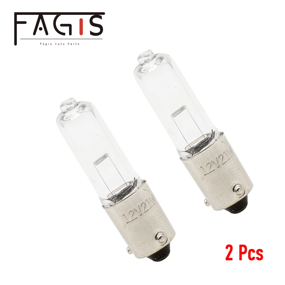Fagis 2 предмета H21W BAY9S 12V 21 Вт Clear галогенная лампа стоп сигнал Индикатор сигнальная