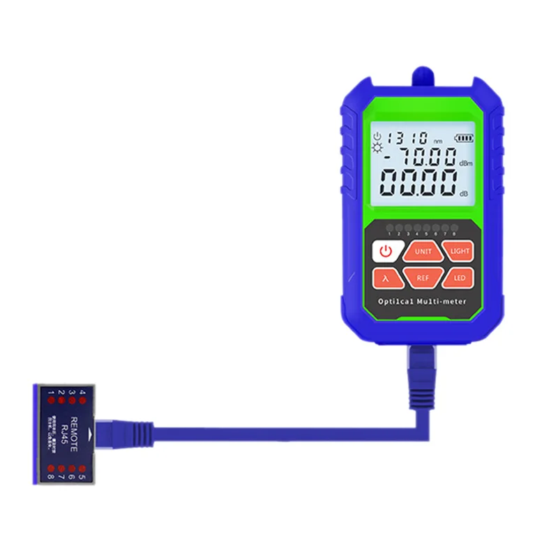 2-в-1 Высокоточный оптический Мощность метр тестер волокна Тип B Диапазон
