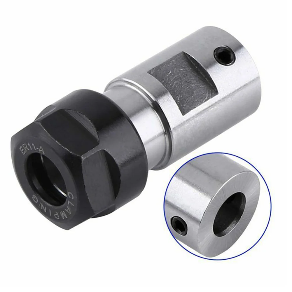 Spindle Lathe Extension Rod Holder CNC Repair Practical Tools Motor Shaft Replacement Part Milling Collet Chuck ER11A 5MM |