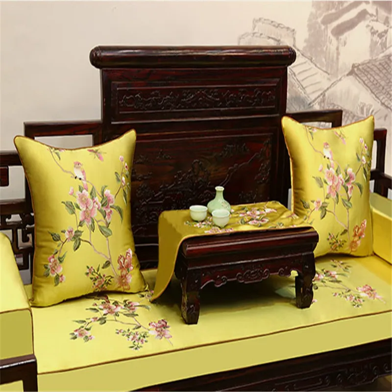 Бесплатная доставка в китайском стиле с милыми цветами подушка внутренним