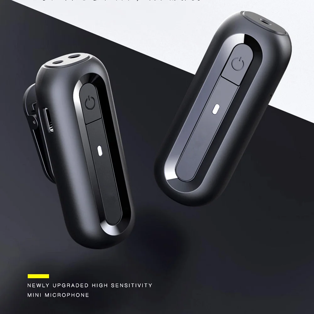 Петличный беспроводной микрофон петличный 50 м для iPhone камер Android