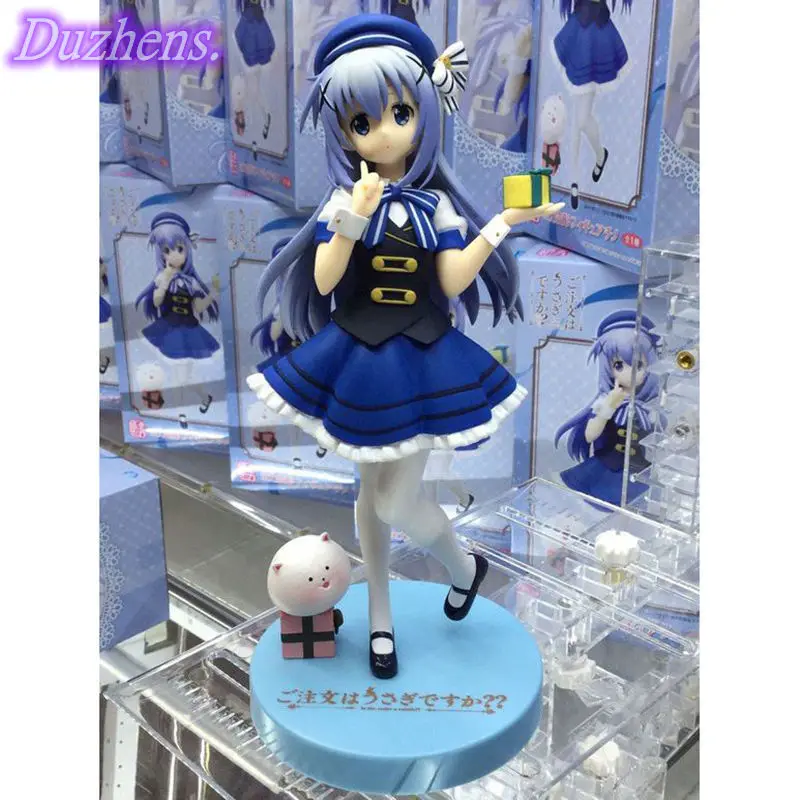 

Original Japanes Anime Is the order a rabbit Kafuu Chino PVC Action Figure Anime Figure Model Toys Figure Collection Doll Gift
