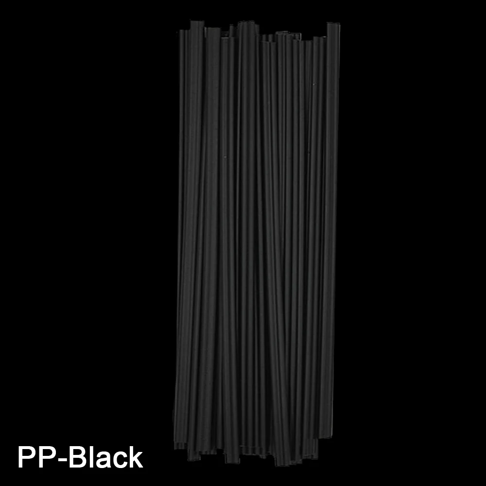 Пластиковые сварочные прутки черные/белые длиной 5x2 5 мм из полипропилена 200