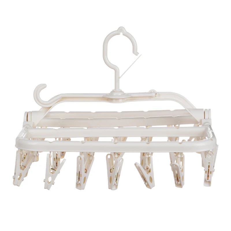 1 шт многоцветные экологически чистые Складные носки для нижнего белья 32 зажима