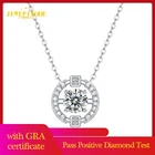 Женское ожерелье из серебра 100% пробы, 1 карат