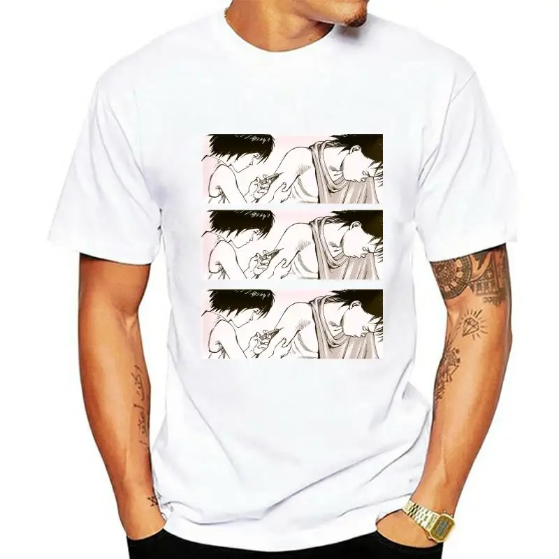 

Мужские модные топы Akira, мужские футболки высокого качества, женская футболка в стиле хип-хоп с мультяшным принтом, модные футболки Akira