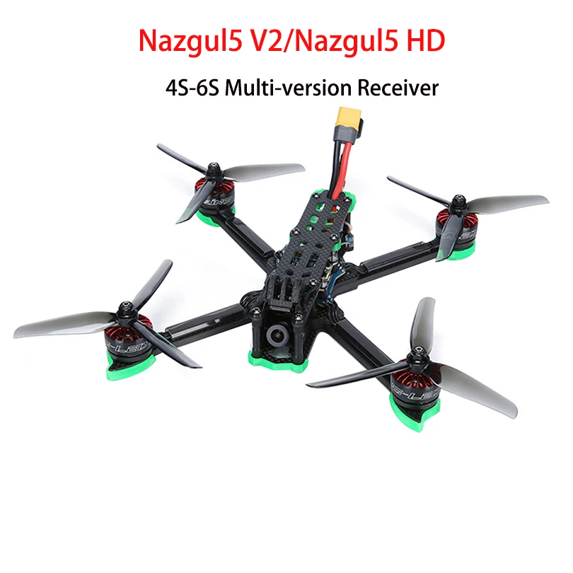 

IFlight Nazgul5 V2 Nazgul5 HD 5 дюймов RC FPV гоночный Дрон с Caddx Nebula Nano цифровая HD система SucceX-E F7 45A BLHeli_S ESC