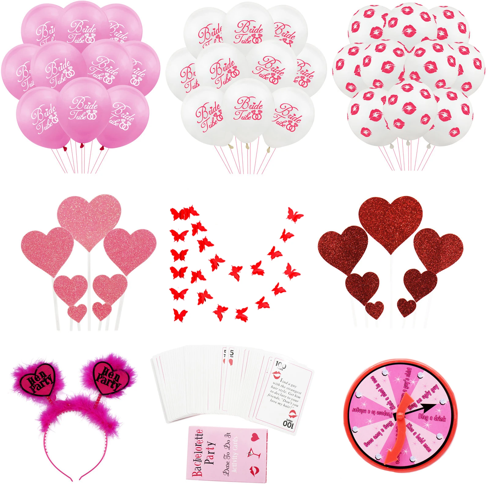 

Party Decoration Bride To Be Supplies Funny Hen Party Temporary Sticker Balloon for Bridal Shower Bride Veil Wedding Decor