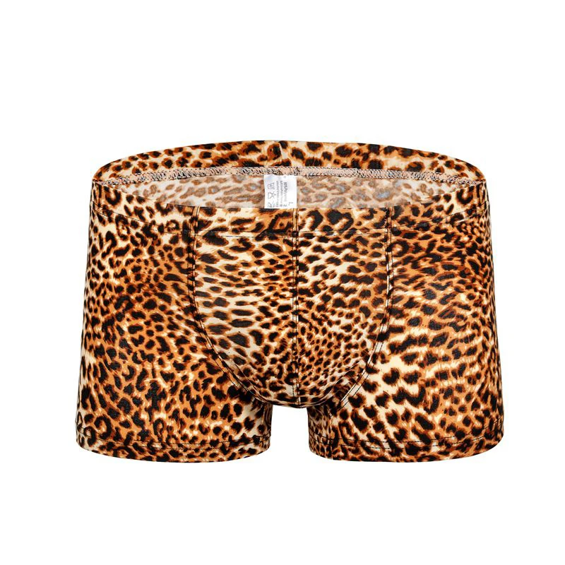 

Sexy Leopard Boxers Mens Underwear Breathable Leopard Printed Boxers Underpants Boxer Shorts Men Trunks Panties