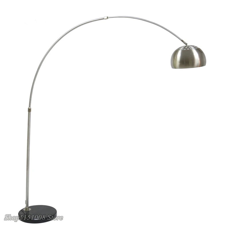 Напольный светильник из нержавеющей стали креативный для рыбалки гостиной